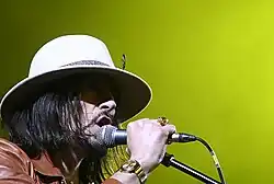 Garry Cobain at the 2009 Gogolfest in Kyiv, Ukraine