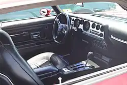 1973 Pontiac Firebird Trans Am interior