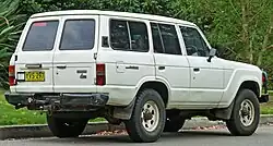 Toyota Land Cruiser (FJ60; pre-facelift, rear view)