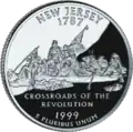 New Jersey quarter dollar coin