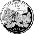 Mississippi quarter dollar coin