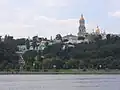 Kyiv Pechersk Lavra as seen from the Dnieper River.