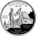 California quarter dollar coin