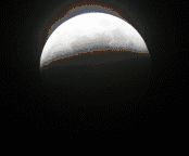 animated time-lapse of total lunar eclipse