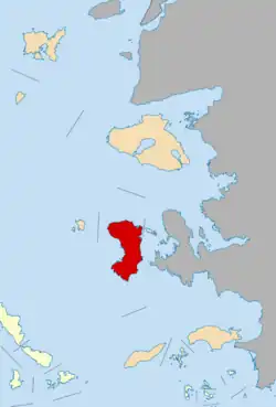 Location of Chios