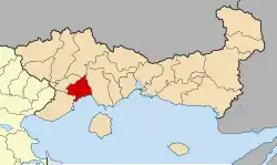 Location of Kavala