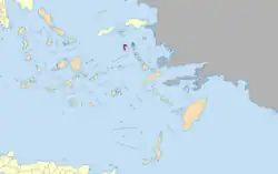 Location of Patmos