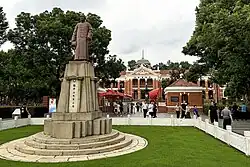Statue of Sun Yat-sen before the site of Provisional Military Government of Wuchang Uprising, Wuhan