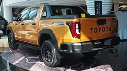 Rear view (Overland)