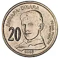 20 RSD Coin 2006 Obverse
