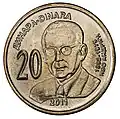 20 RSD Coin 2011 Obverse