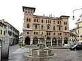 Piazza San Vito with the Palazzo Littorio