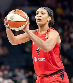 A'ja Wilson, BA 2018, No. 1 pick in the 2018 WNBA draft, 4-time WNBA MVP, 2017 NCAA champion