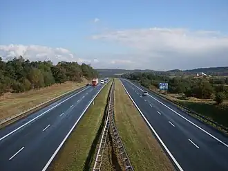 A4 near Zalas, opened in 1983