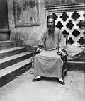 Abbot wearing hanfu. Chengdu, Sichuan, 1917.