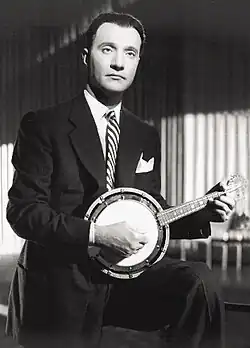 Mehammad Abdelwahab with a mandolin