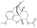 Chemical structure of Acetyldihydrocodeine.