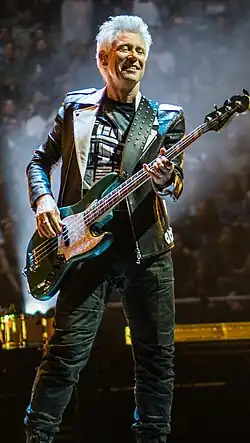 Clayton performing in 2018