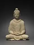 Seated Buddha, Hadda, Afghanistan, c. 300s CE