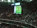 One of the original, smaller LCDs at Docklands Stadium