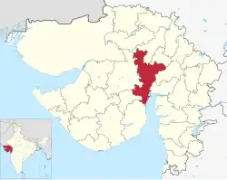 Ahmedabad district in Gujarat