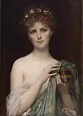 Swedish soprano Christine Nilsson as Pandora by Alexandre Cabanel, 1873