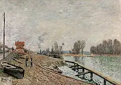 La Seine à Suresnes, 1880, Rehs Galleries, Inc., New York City