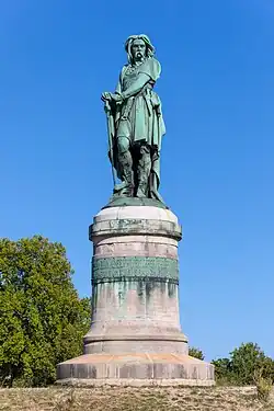 Photograph of Vercingetorix's memorial