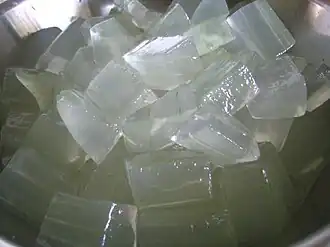 Gel used for desserts