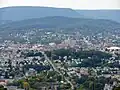Altoona, Pennsylvania, viewed from atop Brush Mountain