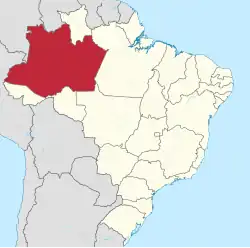 Location in Brazil