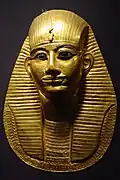 Mummy mask of king Amenemope of the 21st dynasty