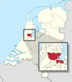 Location of Amsterdam municipality