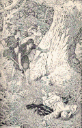 Morris Meredith Williams's illustration of the discovery of William's body (1915)[27]
