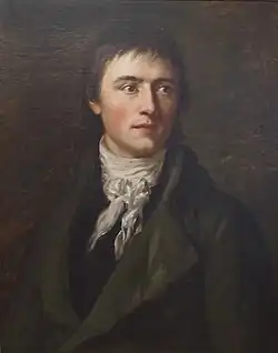 Heinrich von Kleist, a portrait by Anton Graff, c. 1808