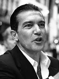 A photograph of Antonio Banderas