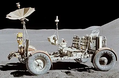 NASA's Lunar Roving Vehicles were battery-driven (1971).