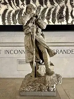 First World War statue.