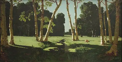 Arkhip Kuindzhi, A Birch Grove (1879)
