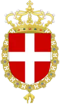 Arms as knight of the Austrian branch of the Order of the Golden Fleece