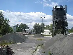 Asphalt plant in Ivanovec