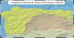 The Kingdom of Asturias c. 800&nbsp;AD