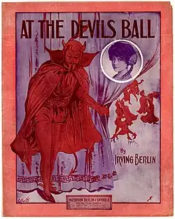 Sheet music for "At the Devil's Ball", by Irving Berlin, United States, 1915