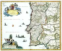 PORTUGALLIAE et ALGARBIAE REGNA