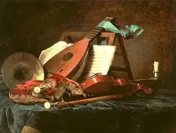 Anne Vallayer-Coster, The Attributes of Music (c. 1770)