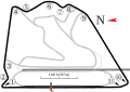 "Outer Circuit". Used in F1 in 2020 at the Sakhir Grand Prix[15]