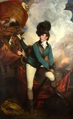 Portrait of Banastre Tarleton, (1782), National Gallery