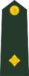 সেকেন্ড লেফটেন্যান্ট Sēkēnḍa lēphaṭēn'yānṭa (Bangladesh Army)[22]