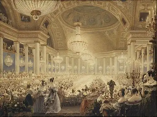 Banquet for women given by Louis Philippe, 1835