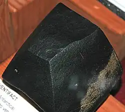 A basalt ventifact from the McMurdo Dry Valleys to the west